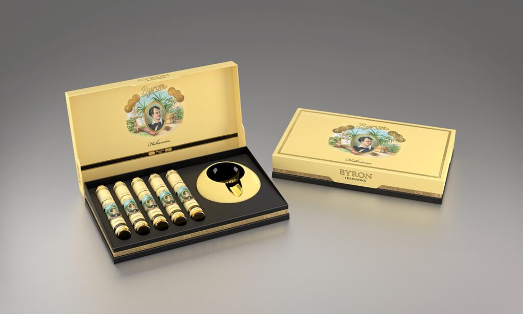 廣田硝子　BYRON SMOKING SET　バイロン　喫煙セット　ヴィンテージ A Royal Offering: Byron 20th Century Habaneros Gift Set | Cigar