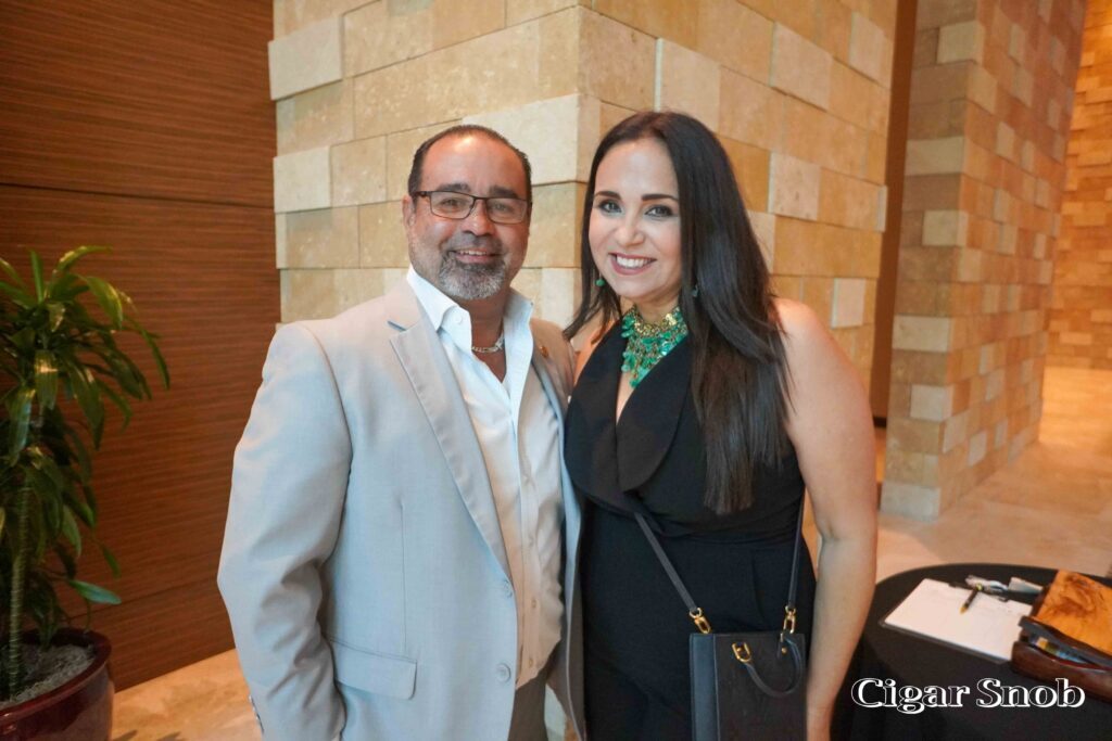 Kickoff of the Traveling Cigar Road Show 2025 13 Albert Sosa and Yadira Creighton