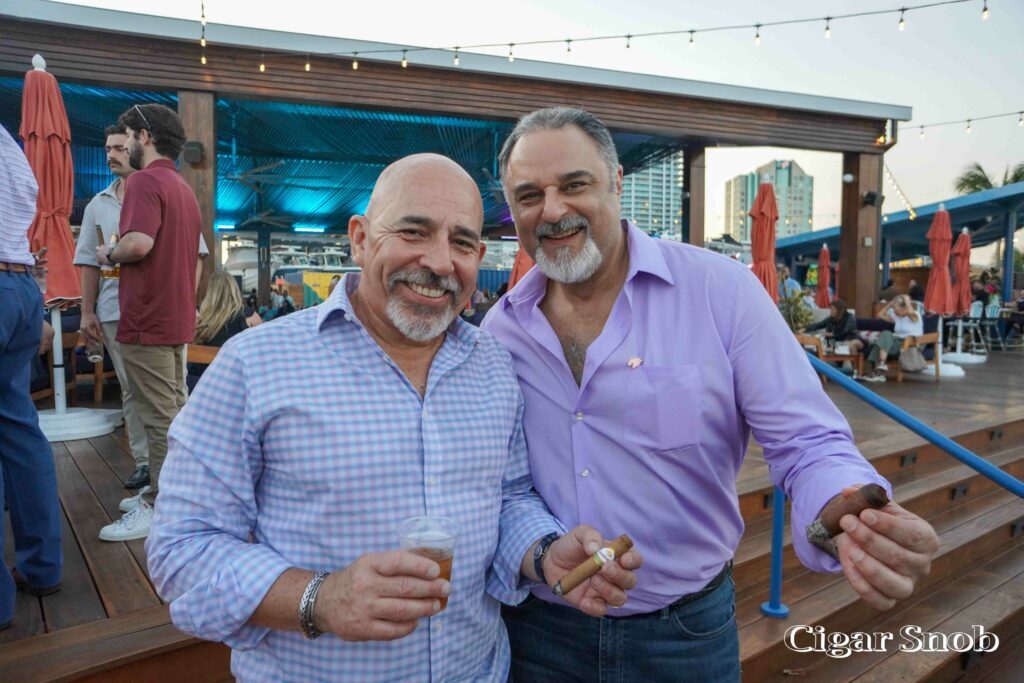 Sacrificio Cigars Launch Party at Regatta Grove 5 Bernie Rodriguez and Blas Elias