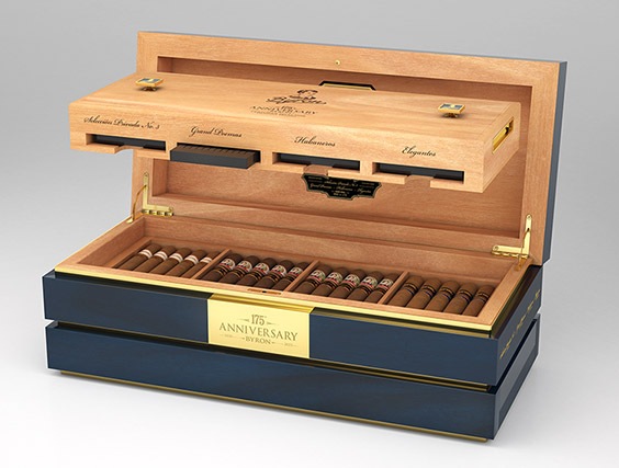 Byron 175th Anniversary Humidor Shipping 1 Byron 175th Humidor 01