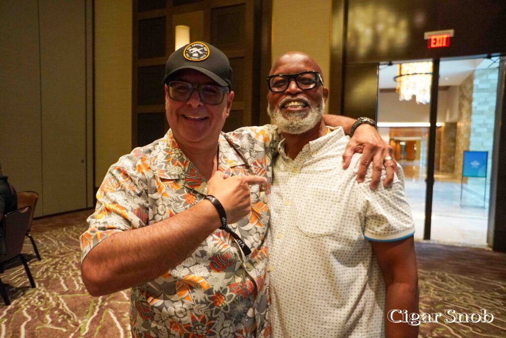 Kickoff of the Traveling Cigar Road Show 2025 11 Carlos Escalona and Robert Wright