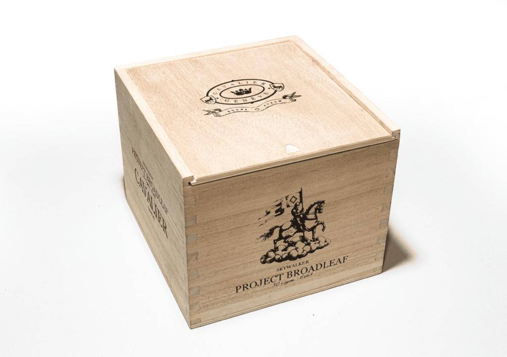 Cavalier Genève Announces New Line – PROJECT BROADLEAF 1 Cavalier Geneve Project Broadleaf Skywalker Box