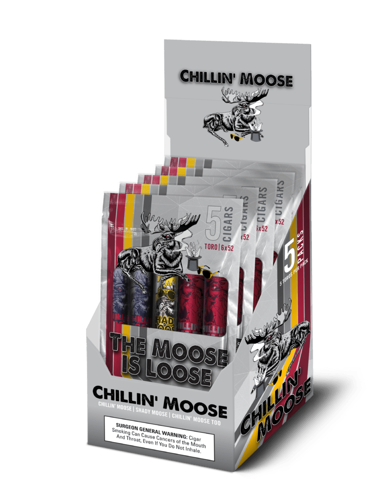 Chillin' Moose Unveils Toro Sampler Showcasing Three Blends 1 Chillin Moose Toro Sampler Display