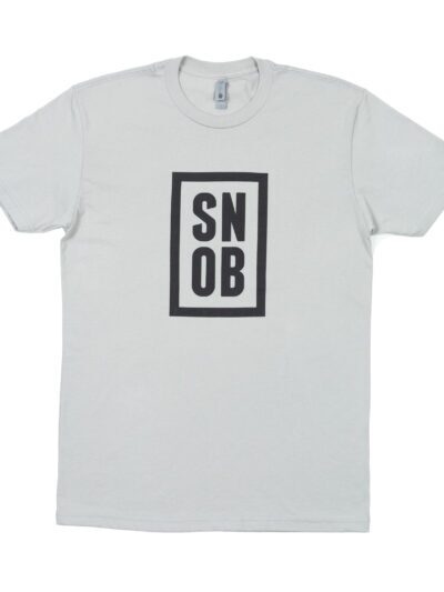 CigarSnob T-Shirt in Grey - Front