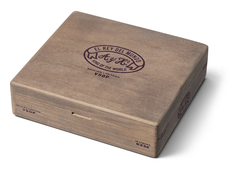 El Rey Del Mundo Introduces King of the World VSOP 1 ERDM VSOP box closed