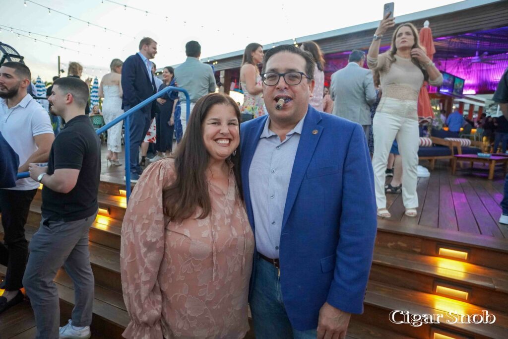 Sacrificio Cigars Launch Party at Regatta Grove 10 Ivette and Sandro Alvarez