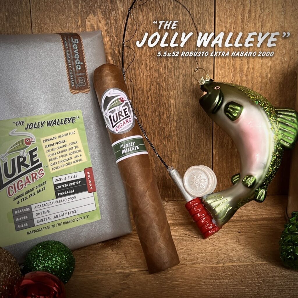 Jolly Walleye Pack Cigar Label
