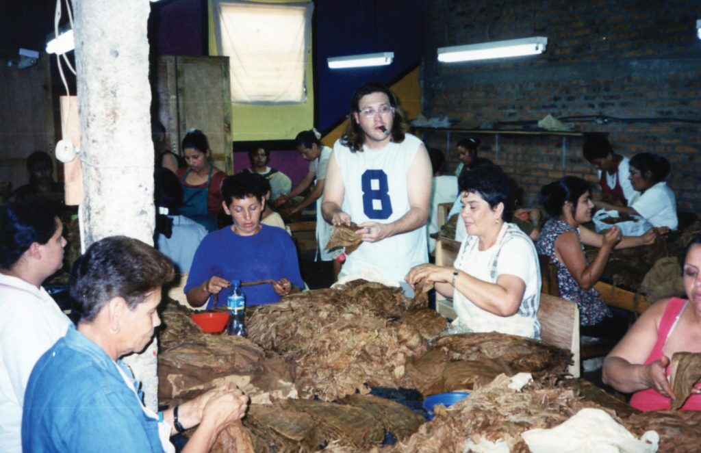 ACID IS... 2 Jonathan Drew overseeing production in Nicaragua in the early days of Drew Estate. The ACID brand, like everything Drew Estate, has been characterized by its roots in New York and Estelí from the very beginning.