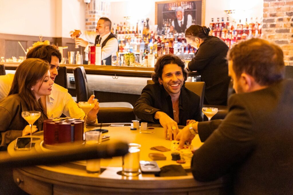 Red Phone Booth Opens in Style in Miami's Brickell Neighborhood 16 MIA Poker Table