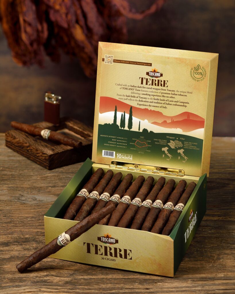 Manifatture Sigaro Toscano Returns to PCA 2026 Highlighting Toscano Terre and Continued U.S. Growth 1 TERRE 1
