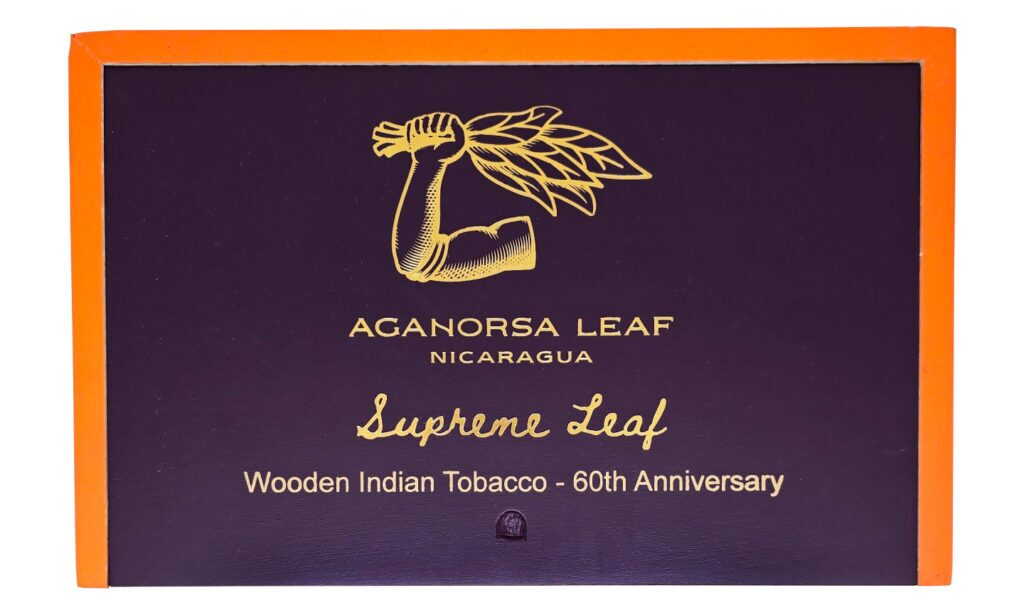 Aganorsa Delivers Supreme Leaf Gran Robusto 2 Wooden Indian Supreme Leaf Exclusive 5x56.1