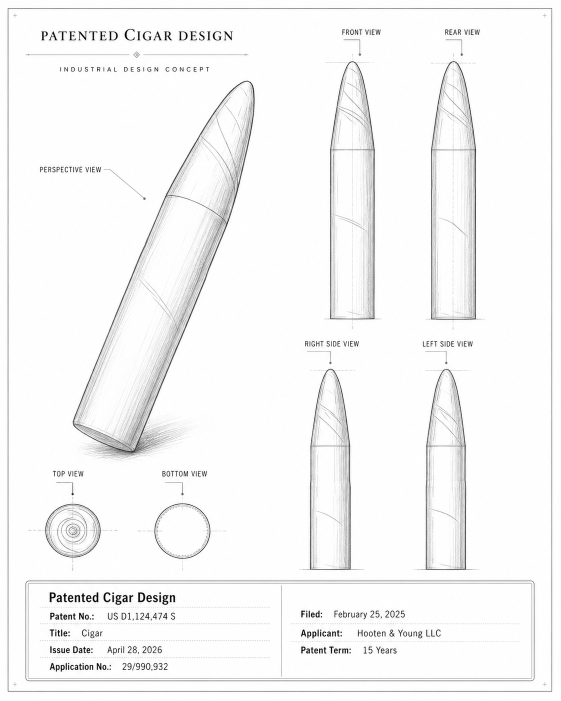 Hooten Young Secures U.S. Design Patent for The Cartridge 1 unnamed 20