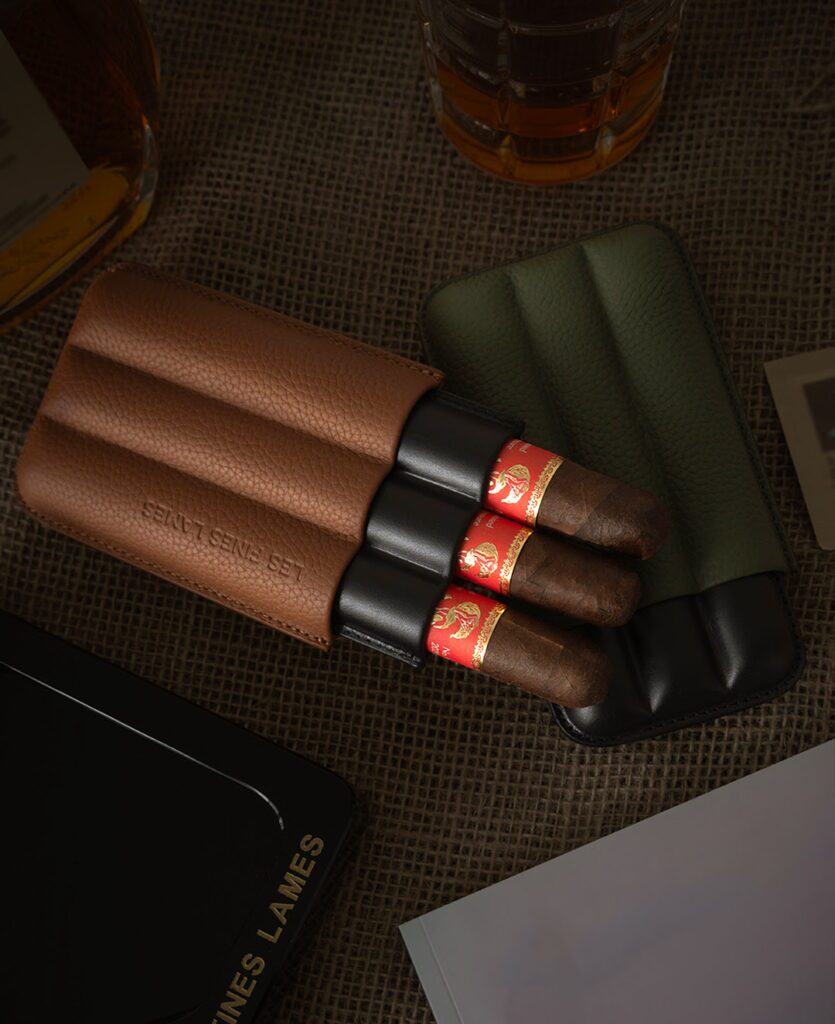 LES FINES LAMES introduces Leather Cigar Cases 4 unnamed 5 13
