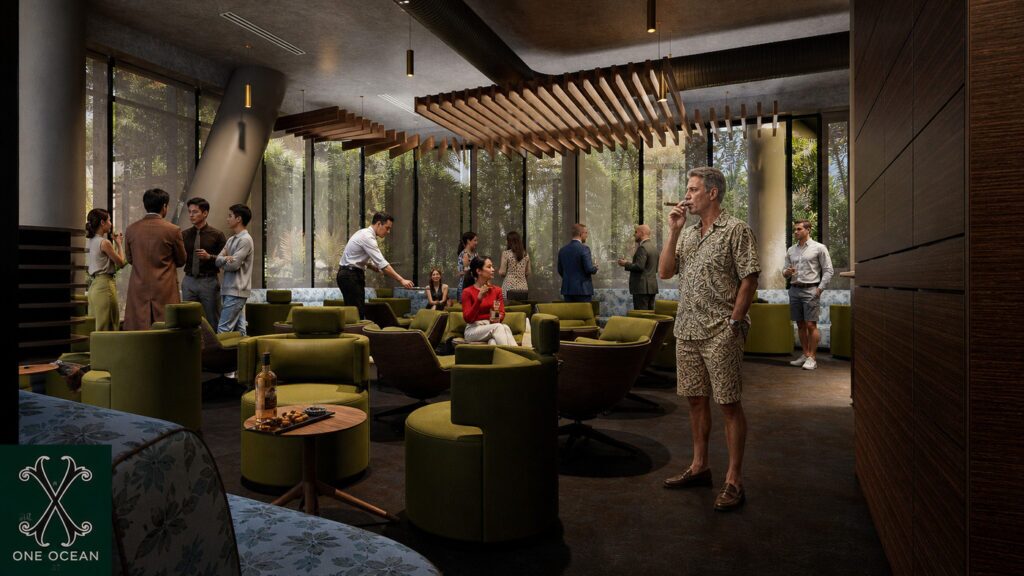 X at One Ocean Opens Private Club in Miami Beach 4 x at one ocean cigar lounge