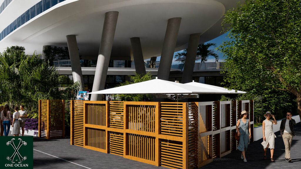 X at One Ocean Opens Private Club in Miami Beach 8 x at one ocean main entrance