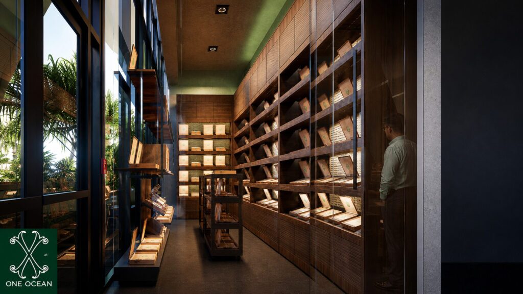 X at One Ocean Opens Private Club in Miami Beach 2 x at one ocean walk in humidor