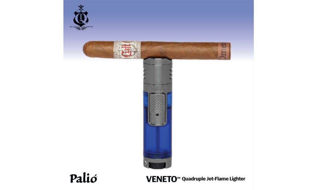 Quality Importers Presents the Palió Veneto, Quadruple Jet-Flame Desktop Lighter 2 22 5