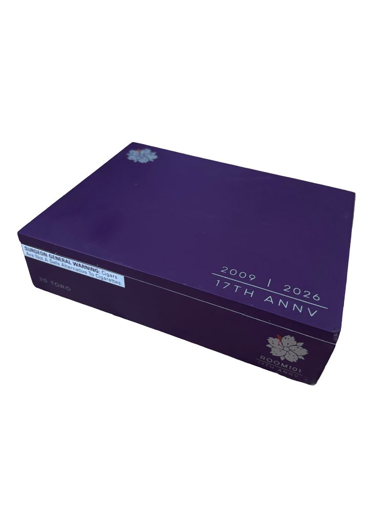 Room101 Cigars Unveils 17th Anniversary Cigar 1 Closed Box 1