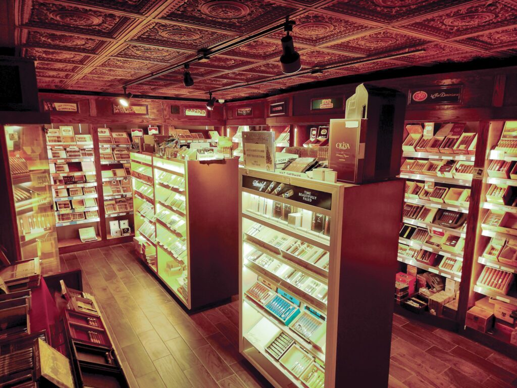 Cigar Rock City - Detroit 9 The humidor at Ambassador Cigars Spirits in Troy